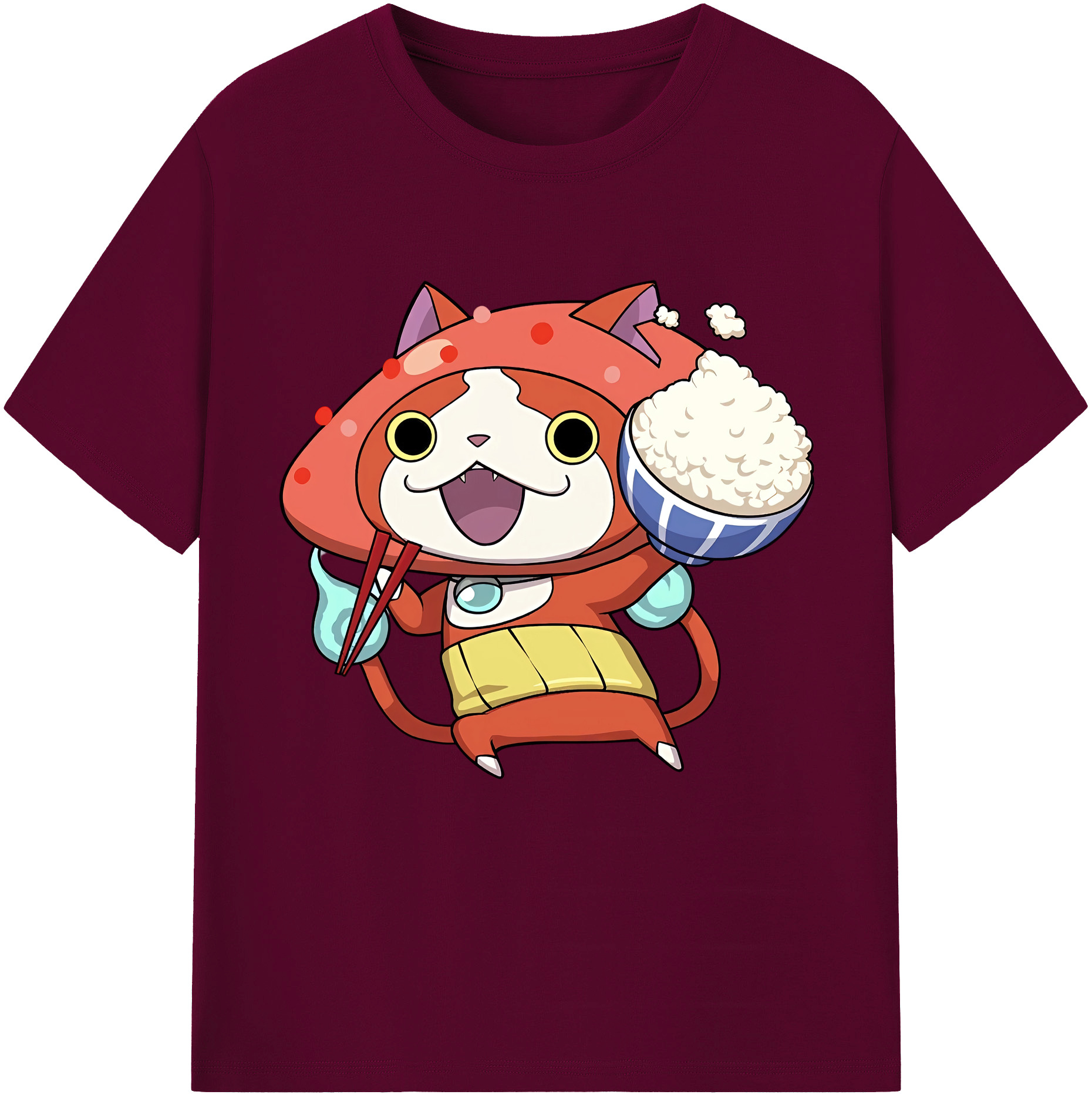 （画像用） 妖怪ウォッチ Yo-kai Watch レディースカジュアルプリントTシャツ（綿100％）